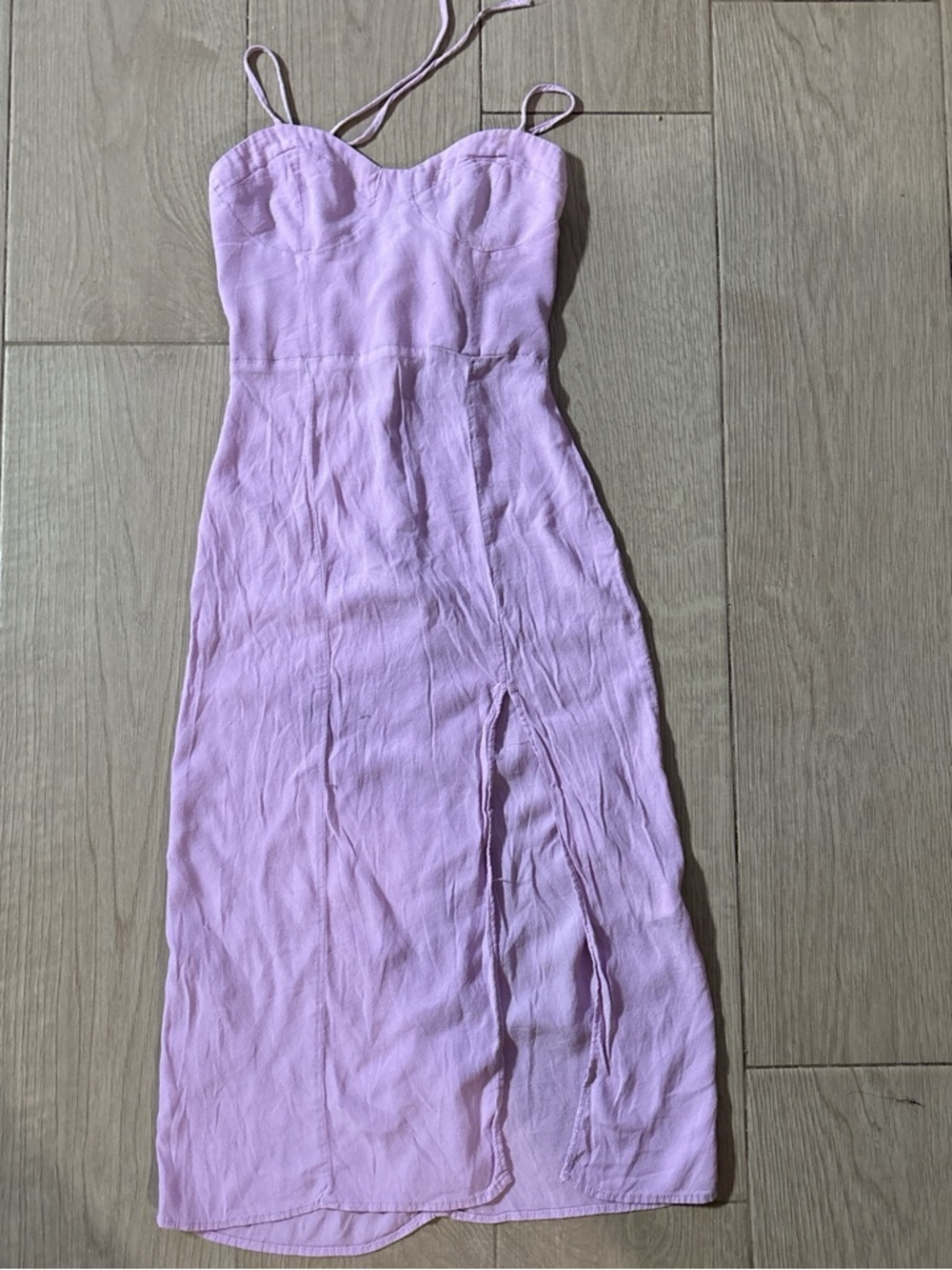 Forever 21 Lilac Spaghetti-Strap Midi Dress